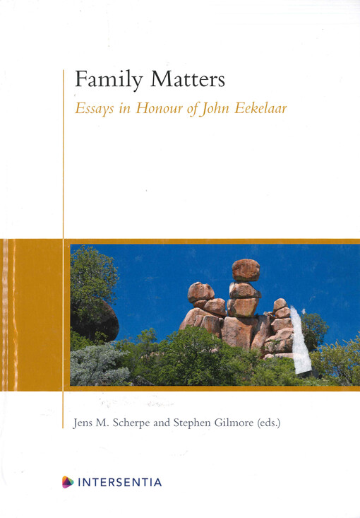 Family matters : essays in honour of John Eekelaar