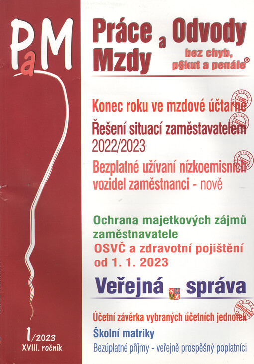 Práce, mzdy, odvody bez chyb, pokut a penále