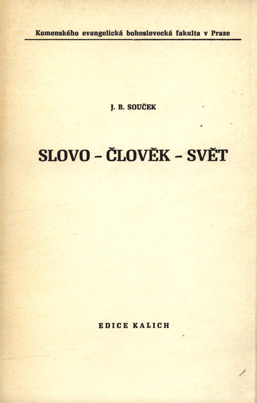 Slovo - člověk - svět