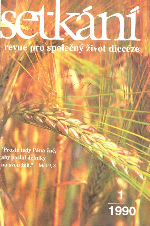 Setkání : revue pro společenský život diecese