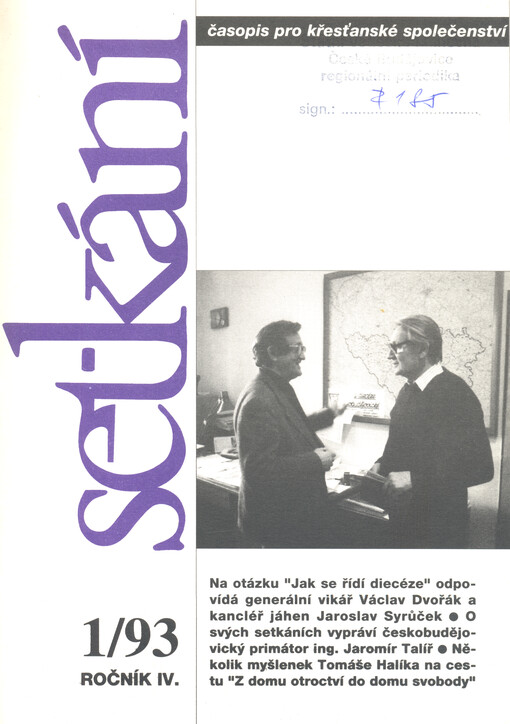 Setkání : revue pro společenský život diecese