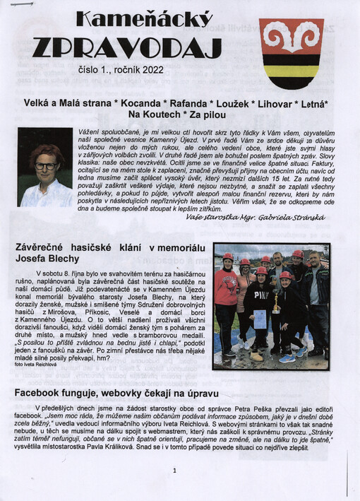 Kameňácký zpravodaj