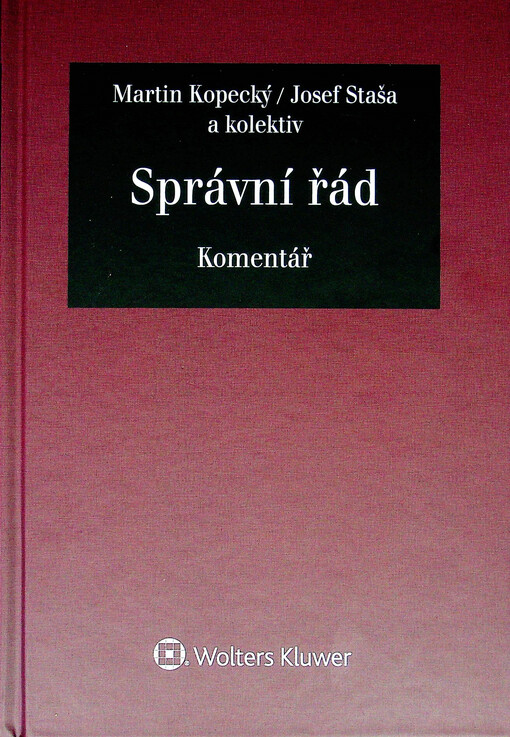 Správní řád : komentář
