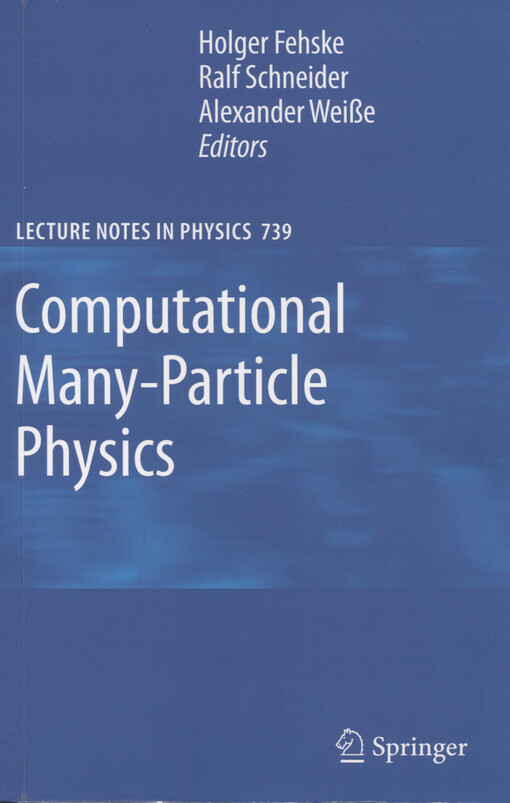 Computational many-particle physics