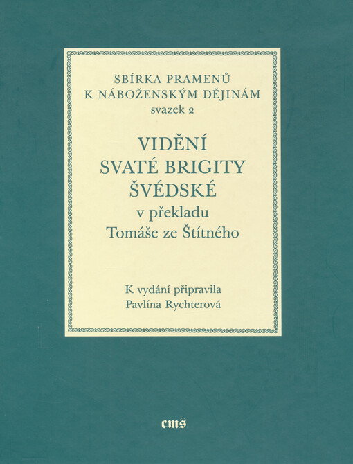 Vidění svaté Brigity Švédské v překladu Tomáše ze Štítného