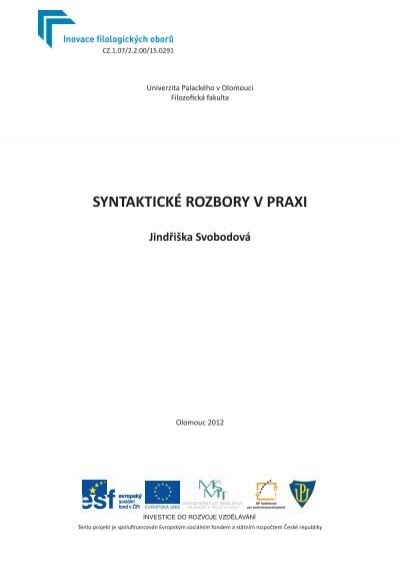 Syntaktické rozbory v praxi