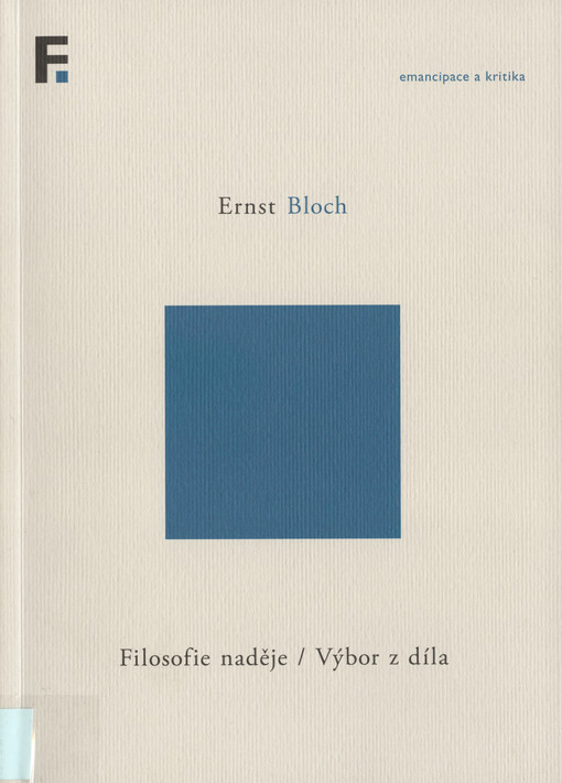 Filosofie naděje : výbor z díla