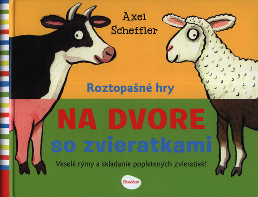 Roztopašné hry so zvieratkami. Na dvore