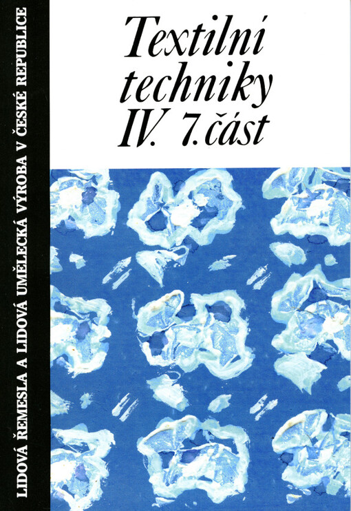 Textilní techniky. 7. část, Mužský lidový kroj