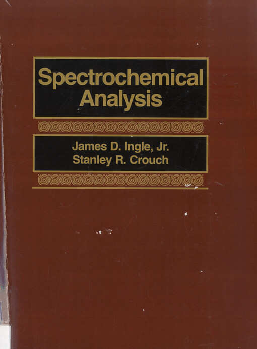 Spectrochemical analysis