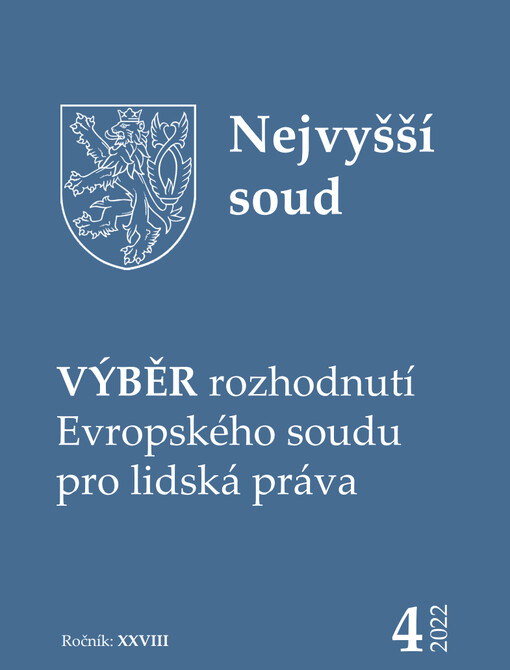 Výběr rozhodnutí ESLP pro justiční praxi