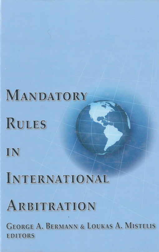Mandatory rules in international arbitration