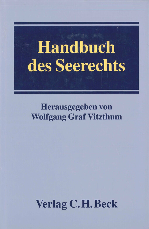 Handbuch des Seerechts