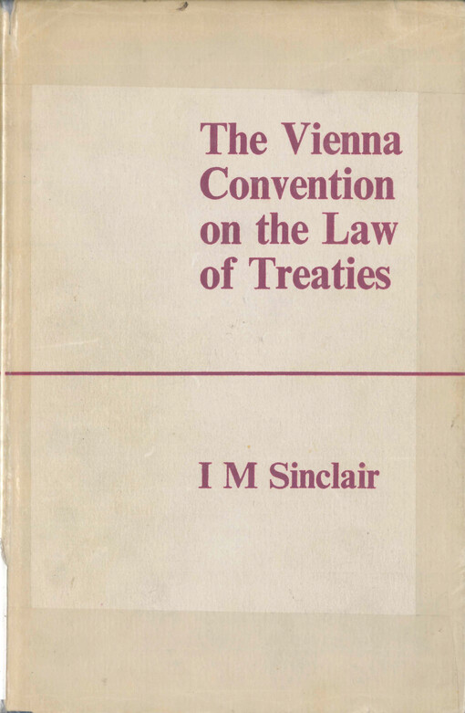 The Vienna convention on the law of treaties