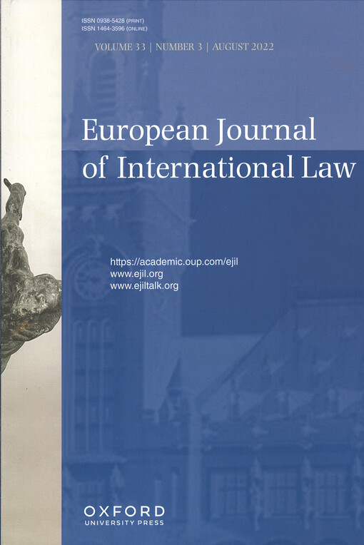 European journal of international law