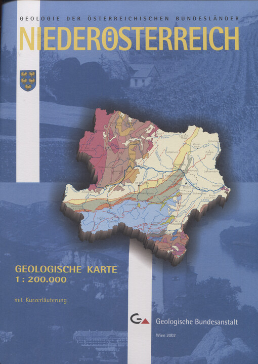 Niederösterreich geologische Karte 1 : 200.000 mit Kurzerläuterung