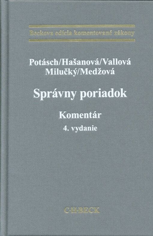 Správny poriadok : komentár