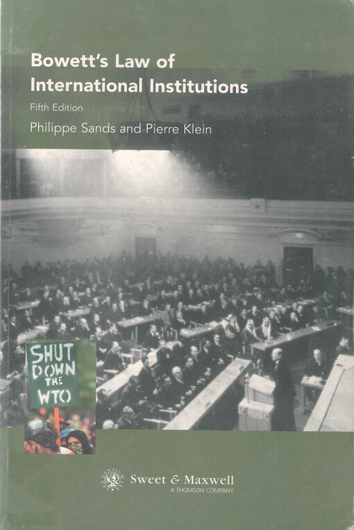 Bowett's law of international institutions