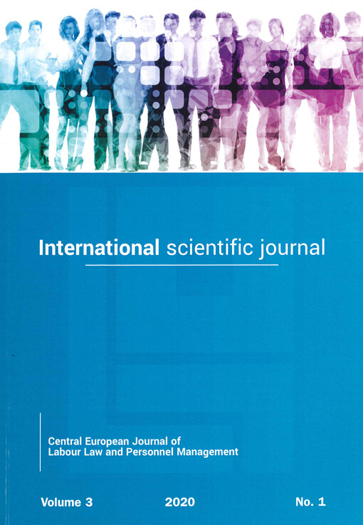 Central European Journal of Labour Law and Personnel Management