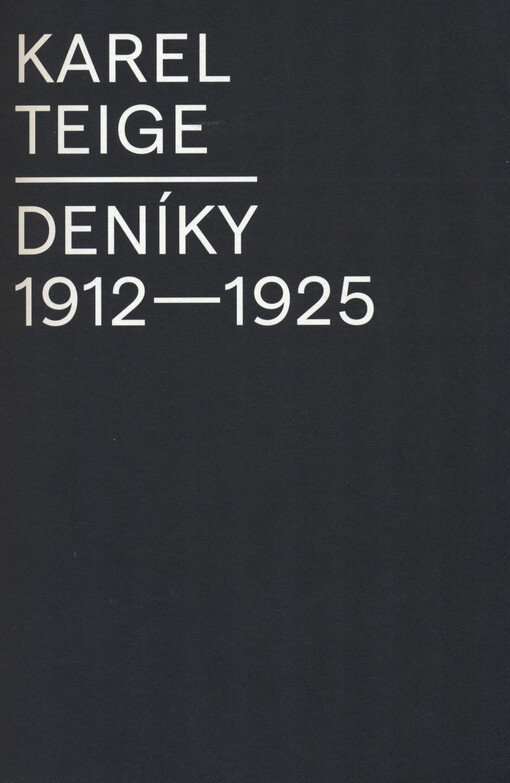 Deníky 1912-1925