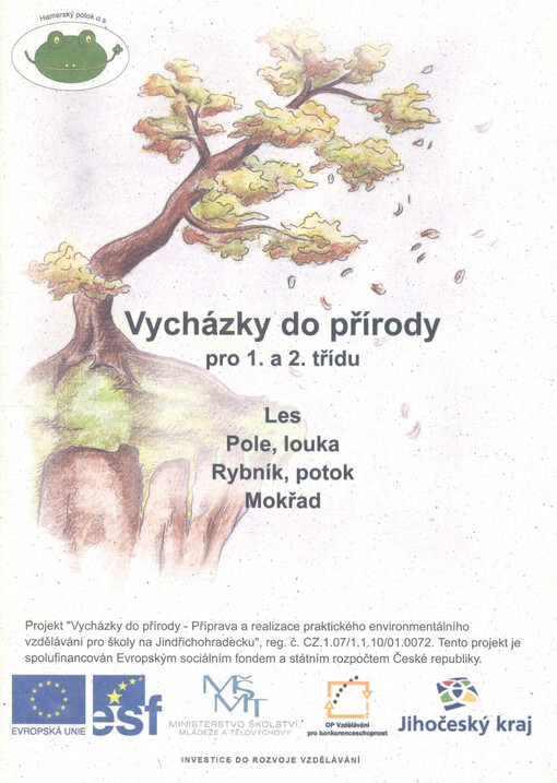 Vycházky do přírody pro 1. a 2. třídu : les, pole, louka, rybník, potok, mokřad