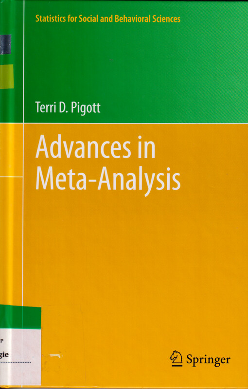 Advances in meta-analysis