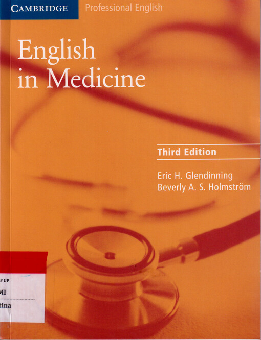 English in medicine : a course in communication skills