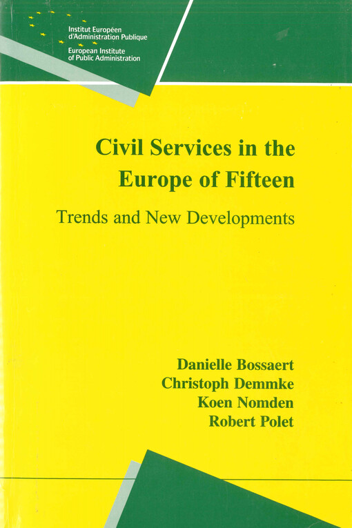 Civil services in the Europe of fifteen: trends and new developments