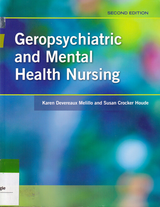 Geropsychiatric and mental health nursing