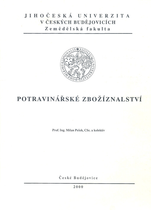 Potravinářské zbožíznalství