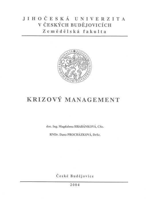Krizový management