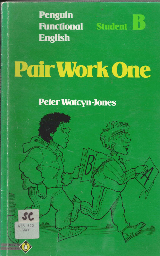 Pair Work One, student B