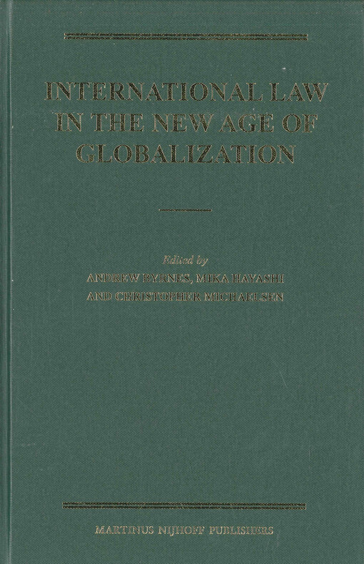 International law in the new age of globalization