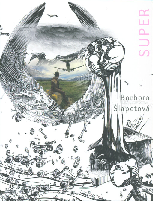 Barbora Šlapetová : super : jak se dotknout nebe : obrazy, fotografie, kresby, animace = how to reach the sky : paintings, photographs, drawings, animations