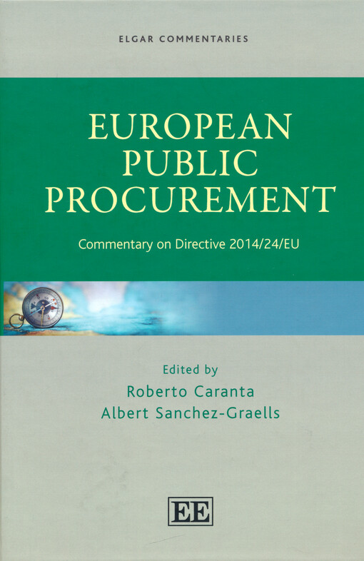 European public procurement : commentary on directive 2014/24/EU