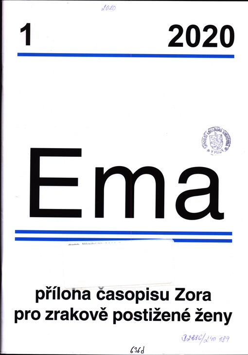Ema : příloha časopisu Zora pro zrakově postižené ženy
