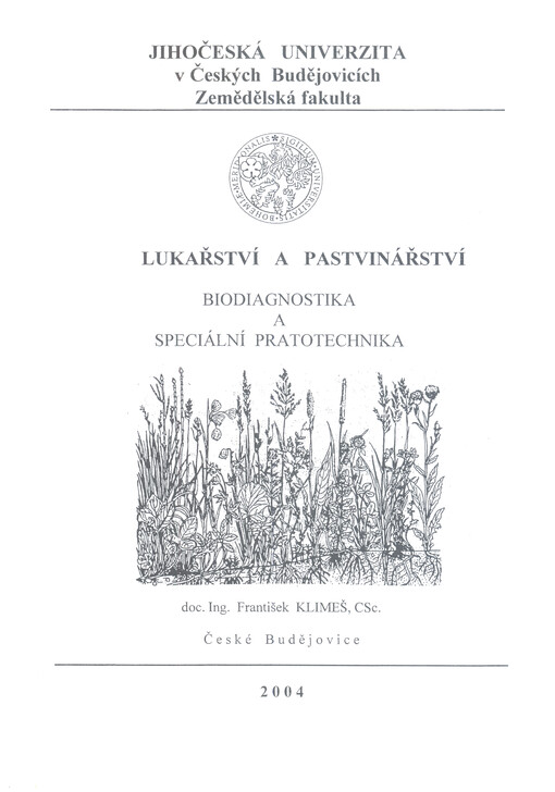 Lukařství a pastvinářství : biodiagnostika a speciální pratotechnika