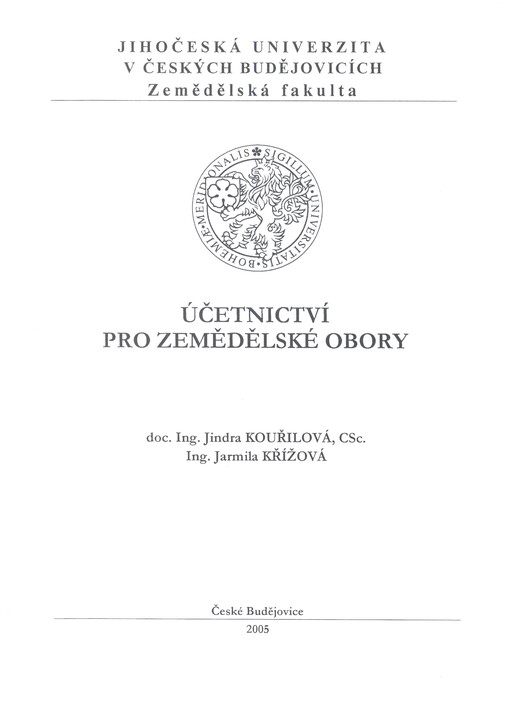 Účetnictví pro zemědělské obory
