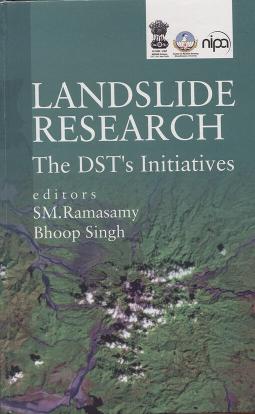 Landslide research : the DST's initiatives