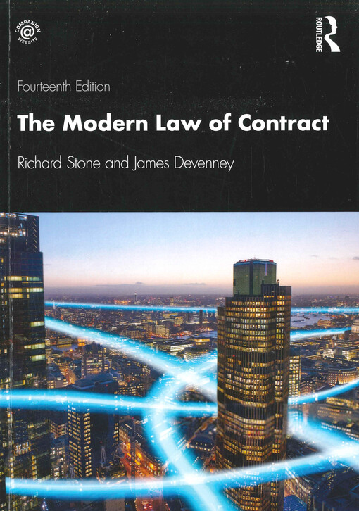 The modern law of contract