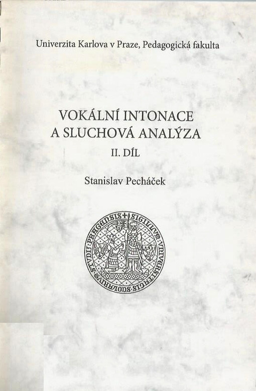 Vokální intonace a sluchová analýza. II. díl, 2. díl