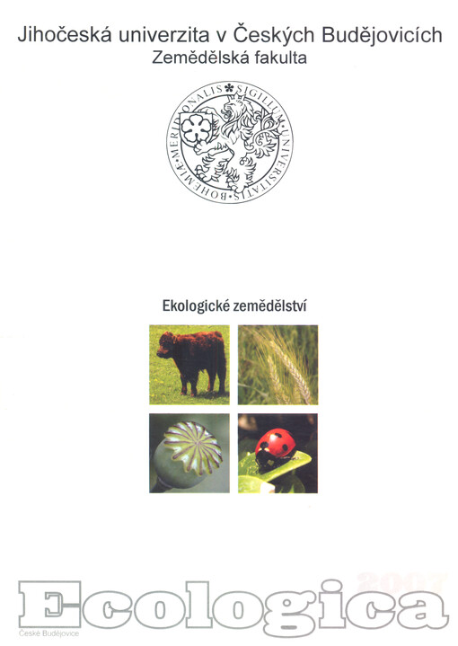 Ekologické zemědělství : vysokoškolská učebnice