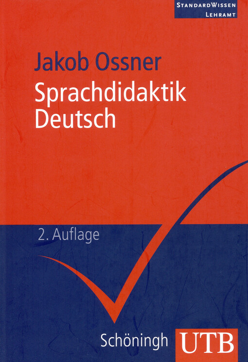 Sprachdidaktik Deutsch : eine Einführung für Studierende