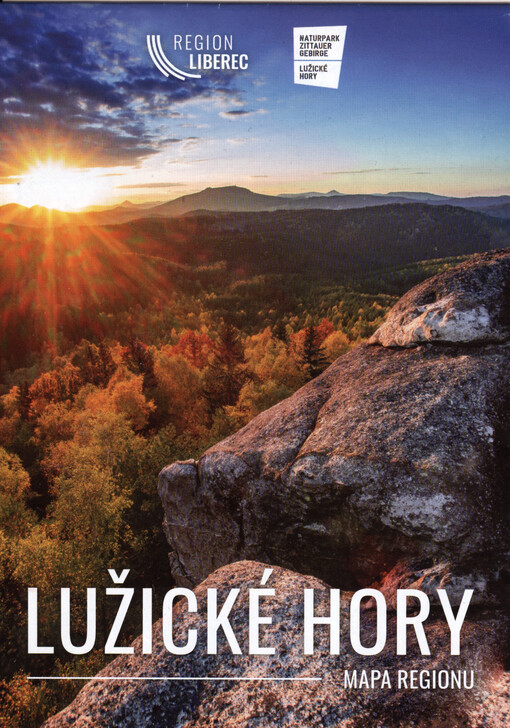 Lužické hory : mapa regionu