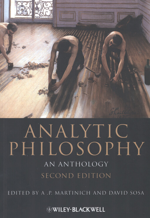 Analytic philosophy : an anthology