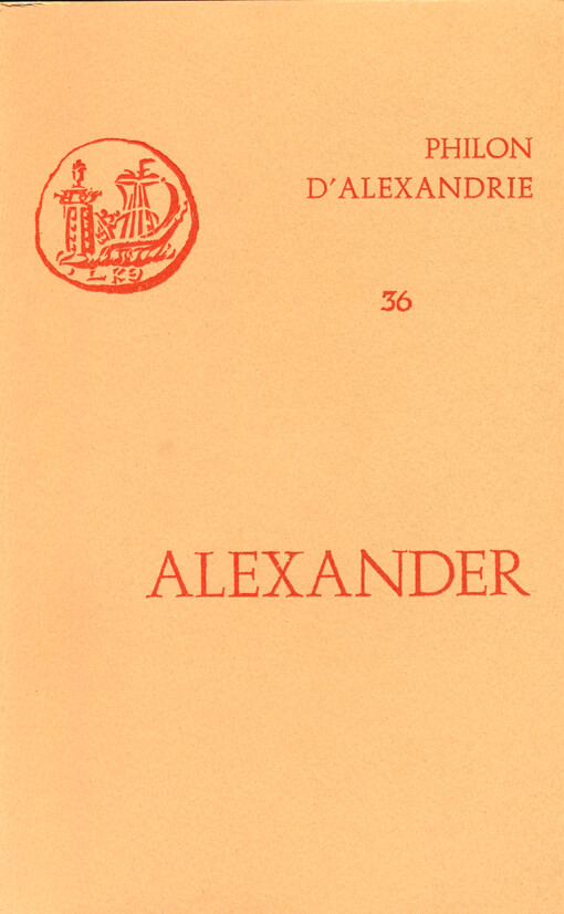 Alexander : vel de ratione quam habere etiam bruta animalia (De animalibus) : e versione armeniaca