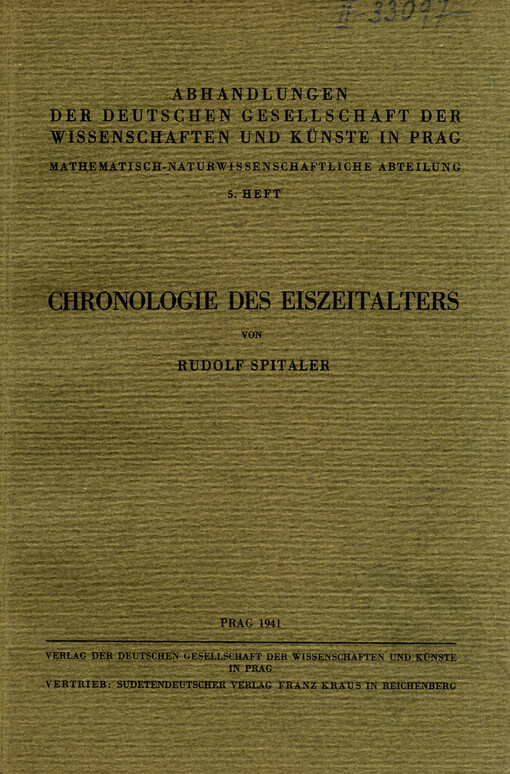 Chronologie des Eiszeitalters