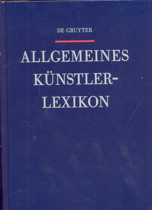 Allgemeines Künstlerlexikon : die Bildenden Künstler aller Zeiten und Völker. Band 119, Zemła - Zyx