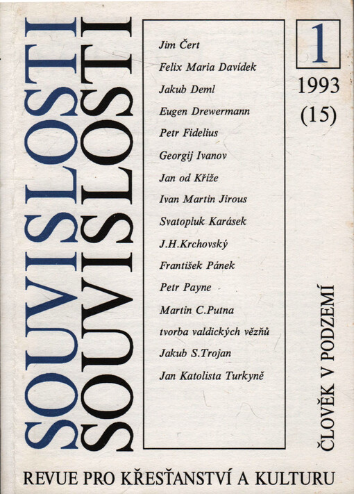 Souvislosti : revue pro křesťanství a kulturu