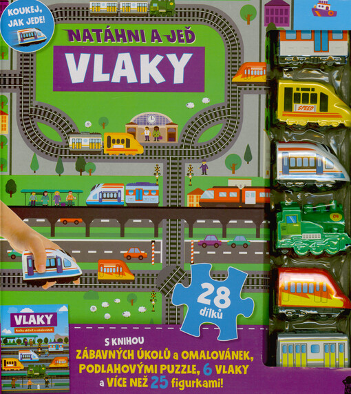 Vlaky : kniha aktivit a omalovánek